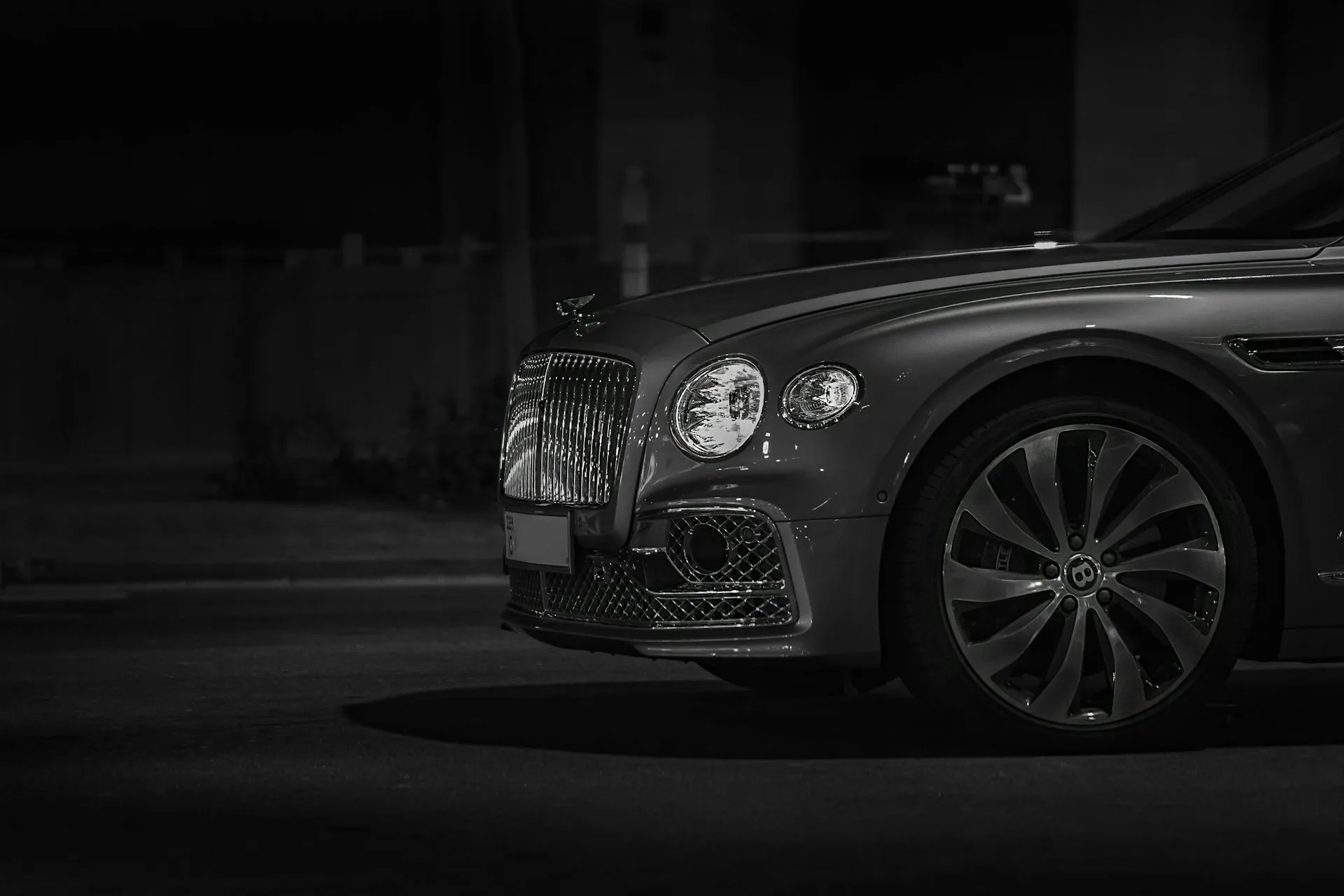 A luxury car detailed to a mirror finish